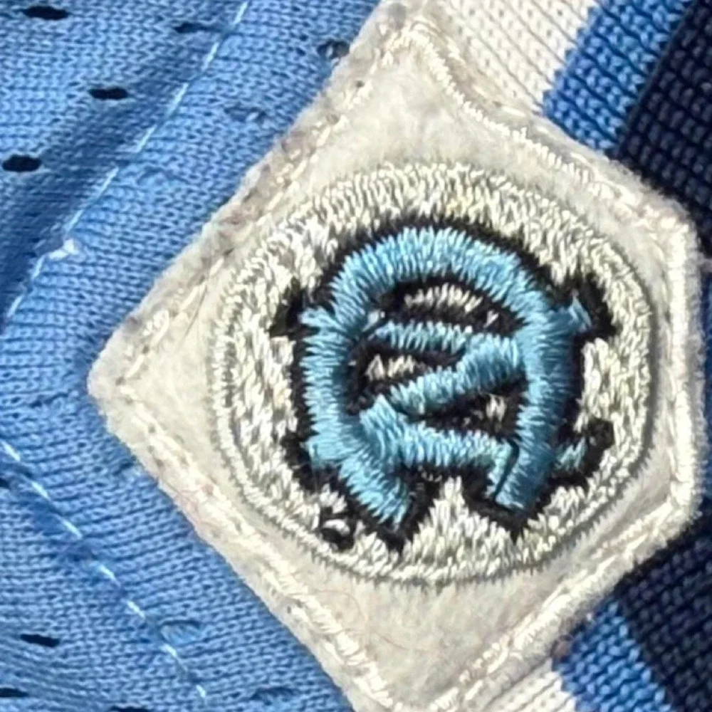 Jordan UNC North Carolina Argyle 23 Basketball Jersey Carolina Blue Size M
